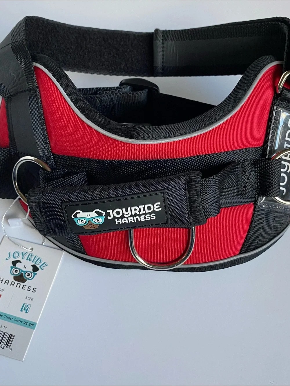 Joyride Harness Soft Vest Dog Harness NWT Adjustable Padded Red M 20-40lb RED
